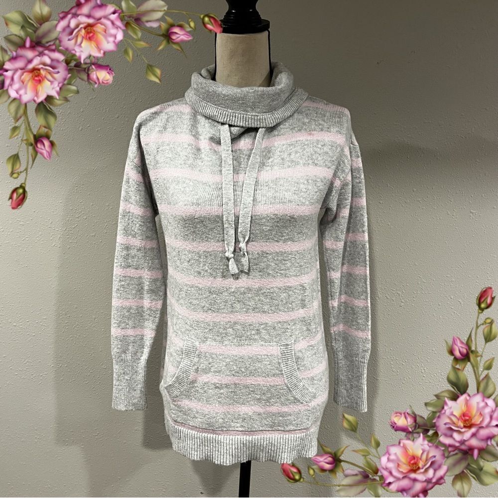 ‎Loft striped turtleneck sweater